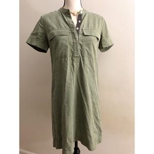 J. Crew Factory Green Dress Size 2